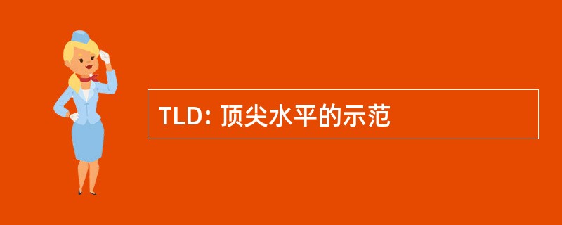 TLD: 顶尖水平的示范