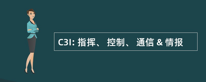 C3I: 指挥、 控制、 通信 & 情报