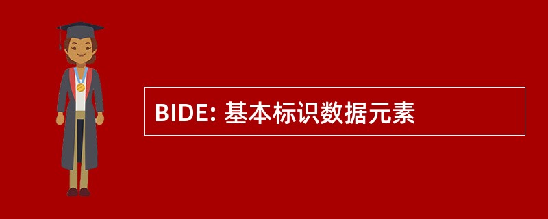 BIDE: 基本标识数据元素