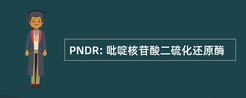 PNDR: 吡啶核苷酸二硫化还原酶