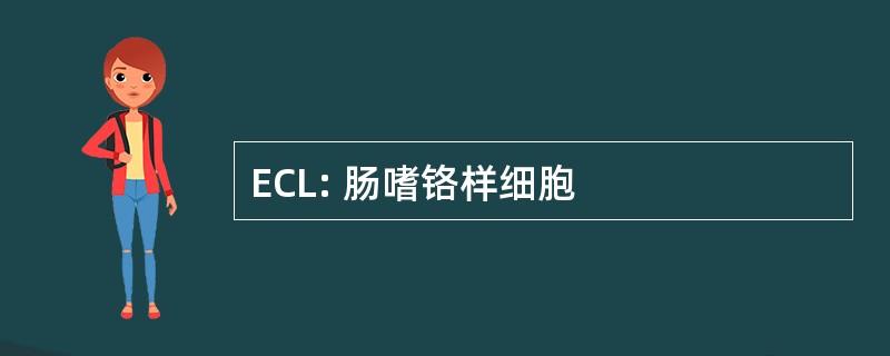 ECL: 肠嗜铬样细胞