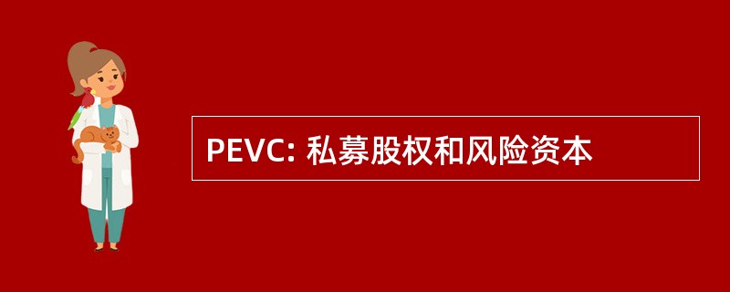 PEVC: 私募股权和风险资本