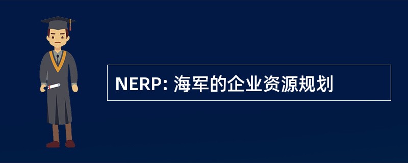 NERP: 海军的企业资源规划