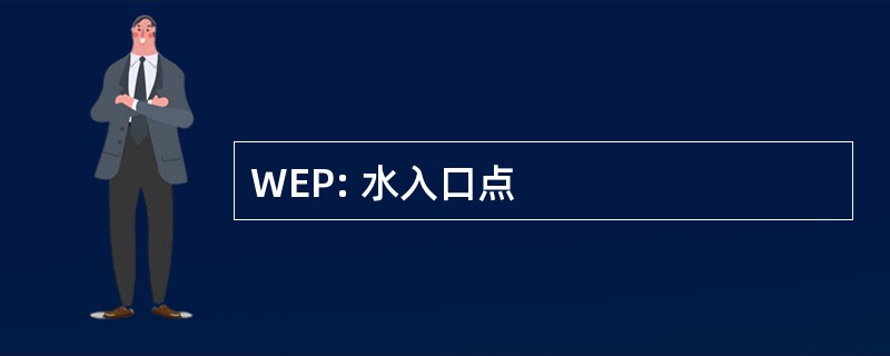 WEP: 水入口点