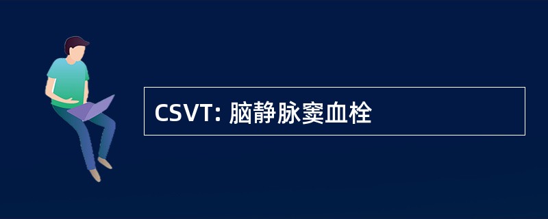 CSVT: 脑静脉窦血栓