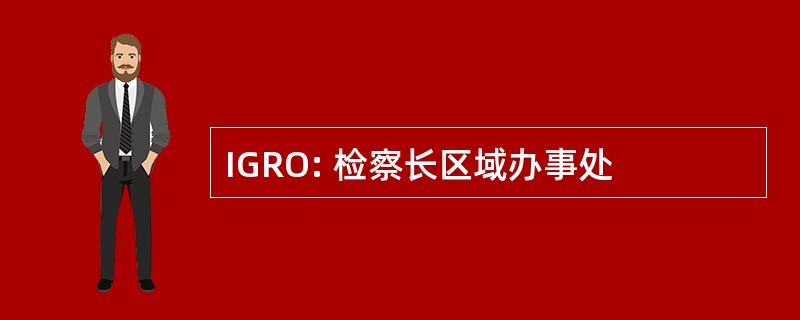 IGRO: 检察长区域办事处