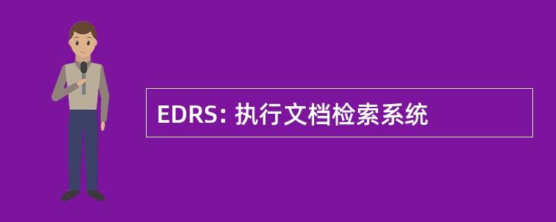 EDRS: 执行文档检索系统