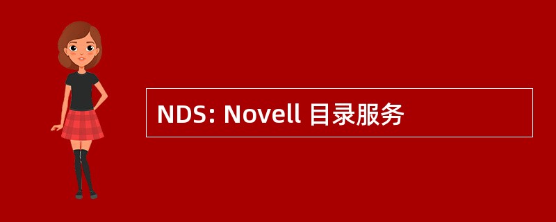 NDS: Novell 目录服务