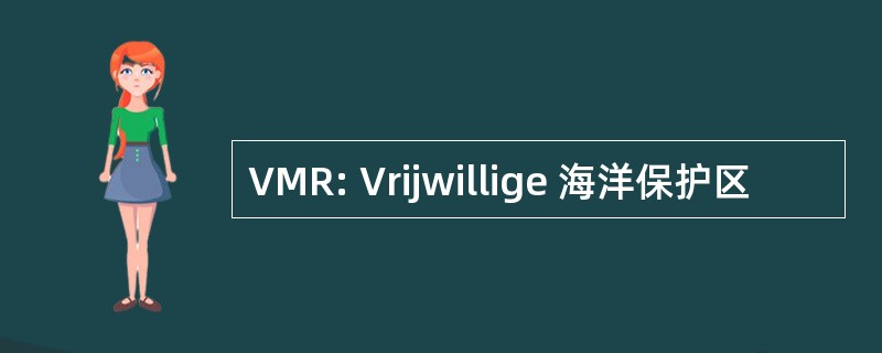 VMR: Vrijwillige 海洋保护区