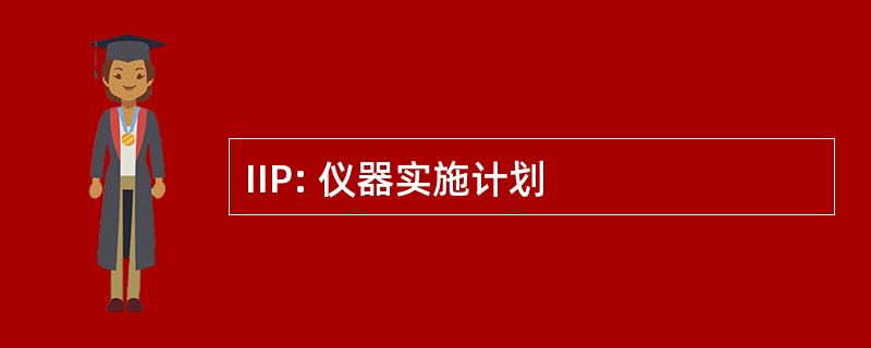 IIP: 仪器实施计划