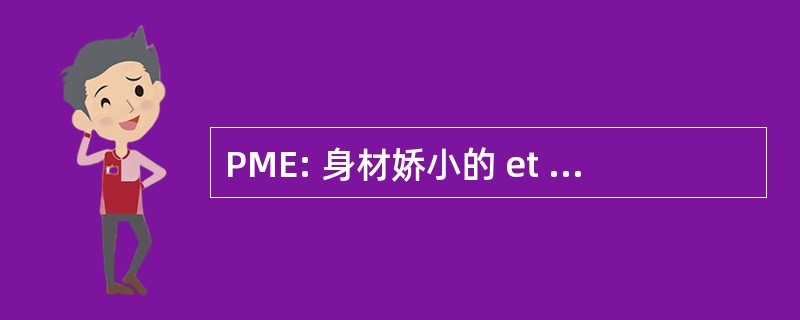 PME: 身材娇小的 et Moyenne 企业