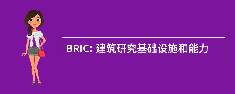 BRIC: 建筑研究基础设施和能力