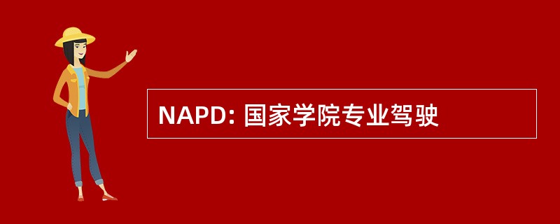 NAPD: 国家学院专业驾驶