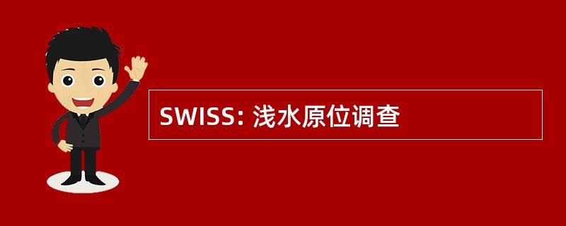 SWISS: 浅水原位调查