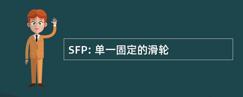 SFP: 单一固定的滑轮