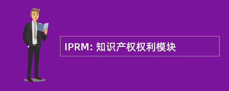 IPRM: 知识产权权利模块