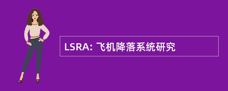 LSRA: 飞机降落系统研究