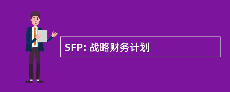 SFP: 战略财务计划