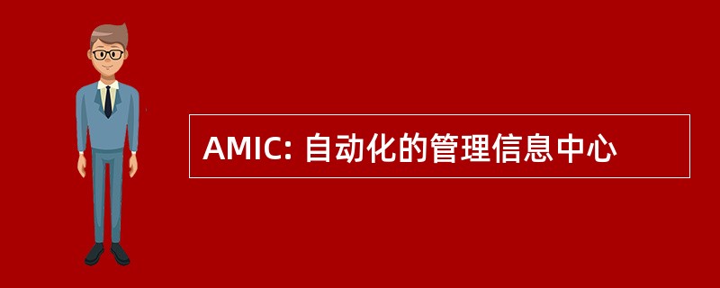 AMIC: 自动化的管理信息中心