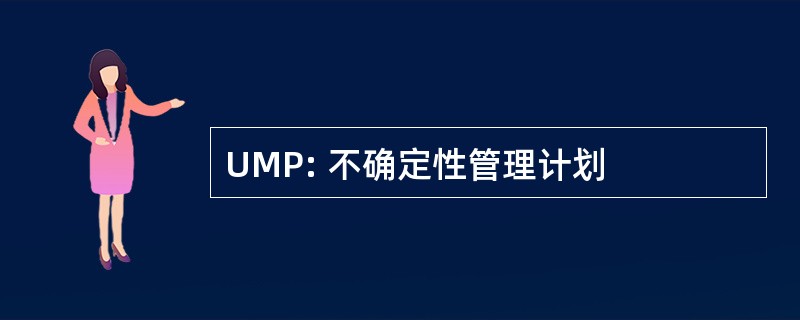 UMP: 不确定性管理计划