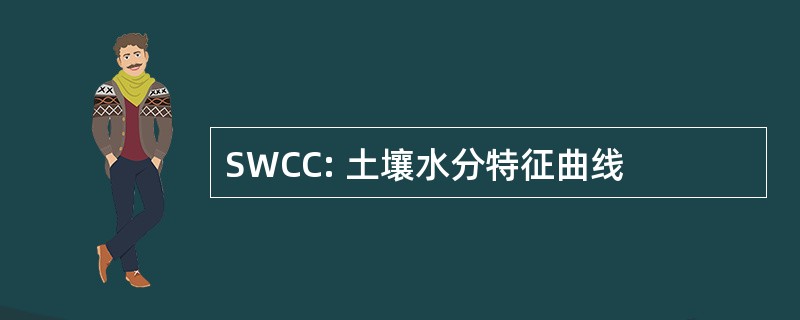 SWCC: 土壤水分特征曲线