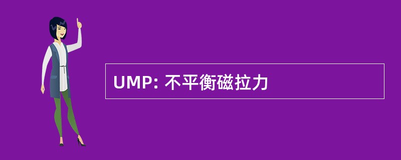 UMP: 不平衡磁拉力