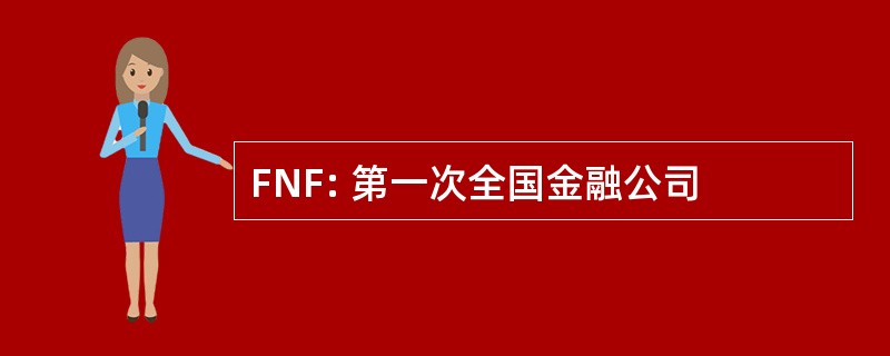 FNF: 第一次全国金融公司