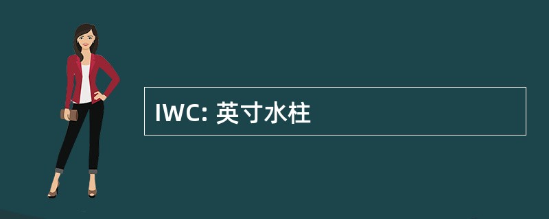 IWC: 英寸水柱