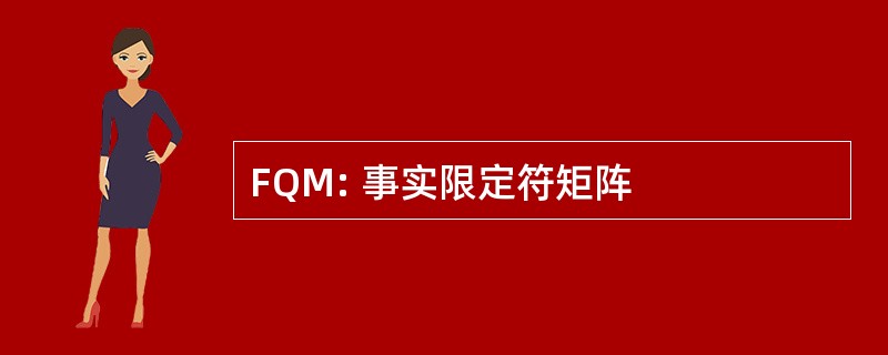 FQM: 事实限定符矩阵