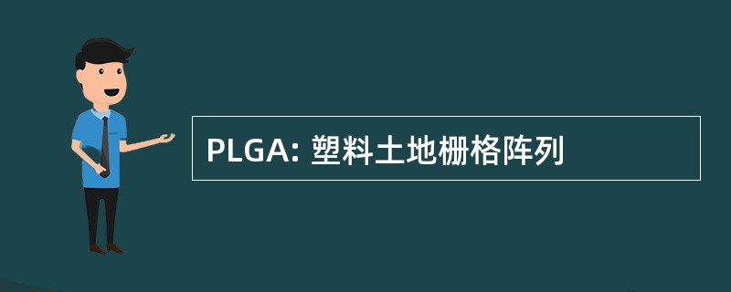 PLGA: 塑料土地栅格阵列