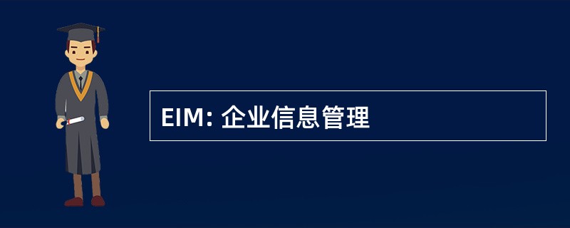 EIM: 企业信息管理