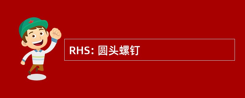 RHS: 圆头螺钉