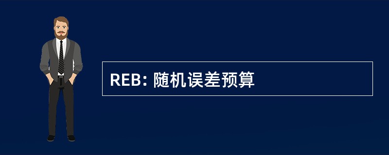 REB: 随机误差预算