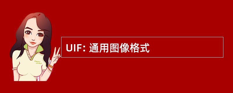 UIF: 通用图像格式