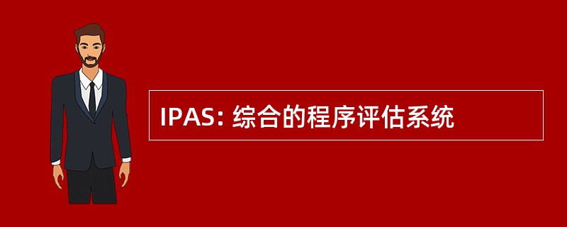 IPAS: 综合的程序评估系统