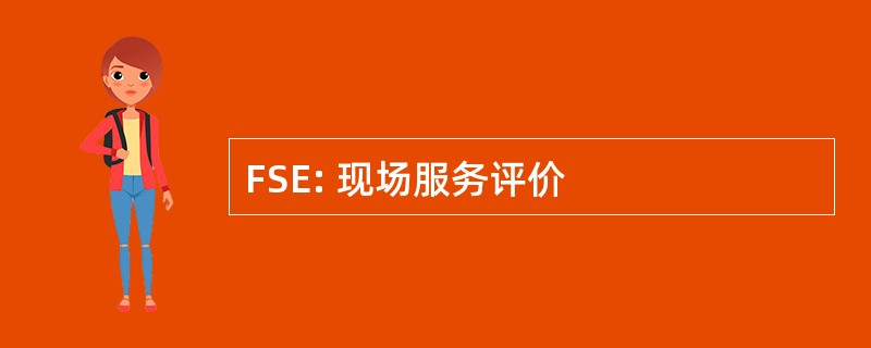 FSE: 现场服务评价