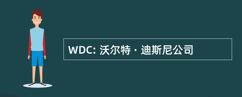 WDC: 沃尔特 · 迪斯尼公司