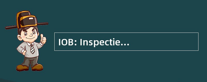 IOB: Inspectie Ontwikkelingssamenwerking en Beleidsevaluatie