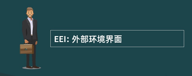 EEI: 外部环境界面