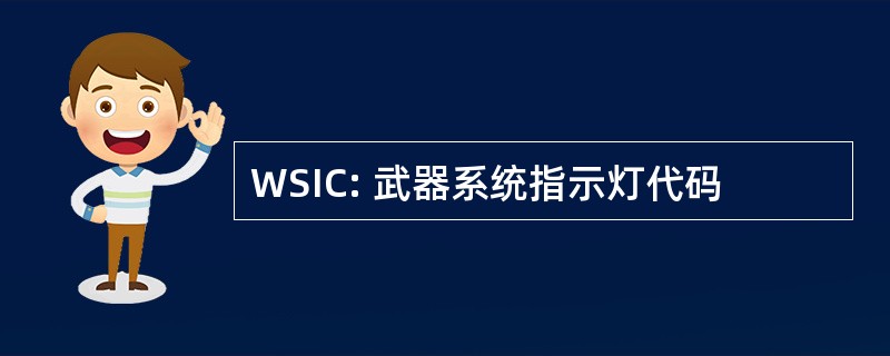 WSIC: 武器系统指示灯代码