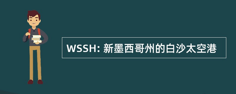 WSSH: 新墨西哥州的白沙太空港