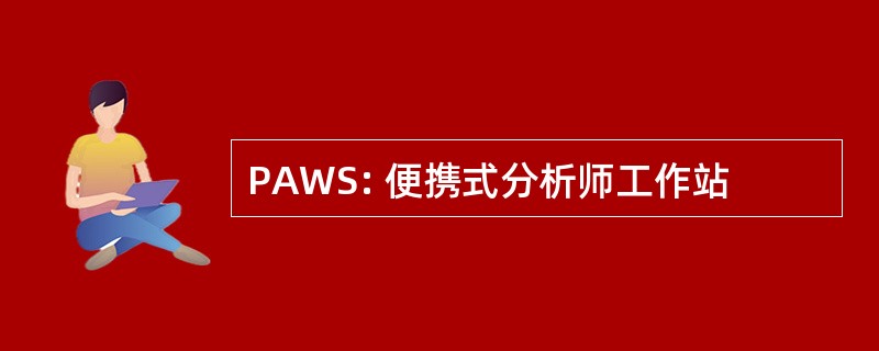 PAWS: 便携式分析师工作站