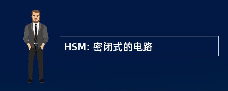 HSM: 密闭式的电路