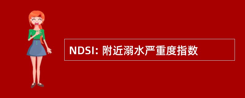 NDSI: 附近溺水严重度指数