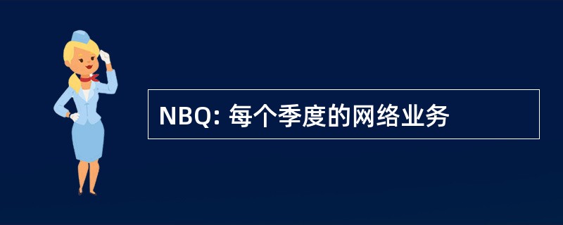 NBQ: 每个季度的网络业务