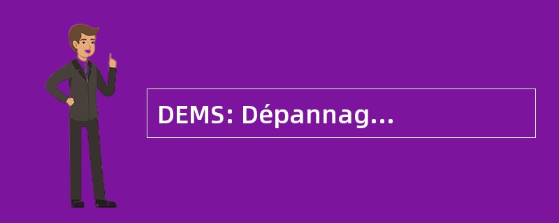 DEMS: Dépannage Électroménager 服务