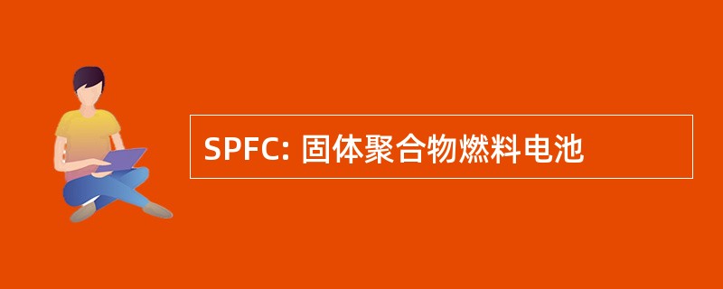 SPFC: 固体聚合物燃料电池