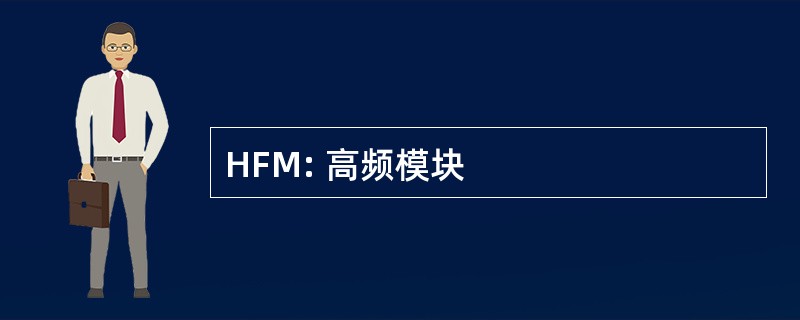 HFM: 高频模块