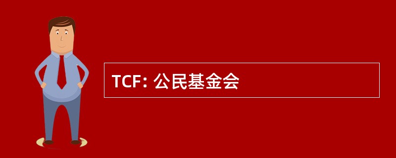 TCF: 公民基金会