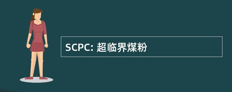 SCPC: 超临界煤粉